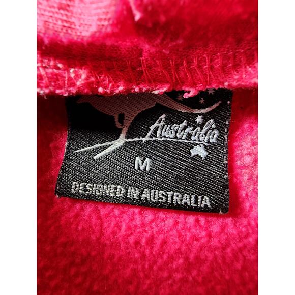 AUSTRALIA Pink Medium Weight MELBOURNE Pullover Hoodie SZ M - Picture 5 of 9